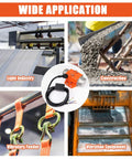 Concrete Vibrator Motor 90W 110V 3600RPM application in construction, light industry, and vibrating equipment