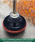 92-Piece 2-Inch Sanding Discs Set With One Quarter Inch Shank Holder For Die Grinder Grind Buff Polish Rust Paint Removal