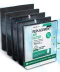 Replacement Filter Kit For AD3000 And AD3500 Air Purifier Including 1 High Efficiency Filter, 2 Carbon Filters, And 2 Pre Filters
