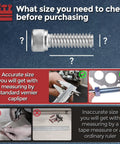 Visual guide on measuring socket head cap screws M3 X 55mm 304 stainless steel hex key drive machine bolts accurately.
