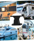 Two Pack RV Door Holder Black T Shaped Nylon Retainer Kit For Camper Motorhome And Travel Trailer Door Latch Stop Catch Easy Install
