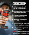 Magnetic Bit Holder For Milwaukee M12 Gen3 Impact Driver And Drill With Heavy Duty Neodymium Magnets For Solid Hold
