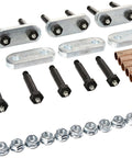 Beefy Heavy Duty Shackle Upgrade Kit For Two And A Quarter Inch Shackles On Tandem Axle Trailers Fit CRE3000 Stock And Equaflex