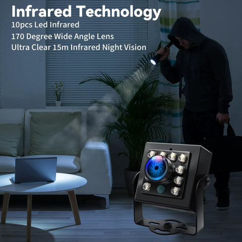 1080P USB Camera With 60FPS High Speed Capture, 170 Degree Fisheye Wide Angle, IR Night Vision And Auto IR Cut