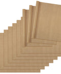 Nonstick PTFE Teflon Sheets For Heat Press 16x20, 10 Pack, shown in stack, highlighting reusable double-sided design for crafting and baking.
