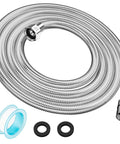 Extra Long 118 Inch Stainless Steel Shower Hose For Handheld Showers Easy Reach Extension And Replacement Flexible And Durable 304