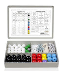 125 Piece Molecular Model Kit For Chemistry Fans And Makers, Visual Bonding With Colorful Plastic Atoms in a box