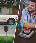 Solar Wireless Driveway Alarm For Cars Only Easy Car Only Vehicle Detector With Low False Alarms Weatherproof Outdoor Sensor Works In Rain Or Snow Temperature Range Minus Four To One Forty Fahrenheit Quick Setup And Reliable Alerts, driveway sensor and receiver