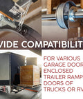 Beefy Heavy Duty Garage Door Cable Kit For 8 Ft Doors with wide compatibility for garage and truck doors