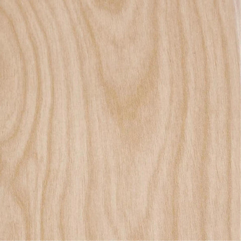 Close-up of maple blade for Classic 52 Inch LED Ceiling Fan With Light Kit, Crisp White Finish, Reversible White And Maple Blades