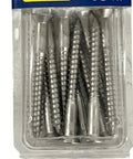 Stainless Steel Wood Screws Size 10 2 Inch Flat Head Square Drive Pack Of 10 for framing trim and woodworking projects