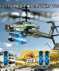 RC Helicopter For Beginners With Altitude Hold Gyro Stabilization And LED Lights, Kid Friendly Remote Control Toy hovering
