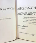 Open pages showing title 'Hardcover Edition How And Why Of Mechanical Movements A Gearhead Friendly Practical Guide On How Machines Move for Mechanics And Diy Pros'