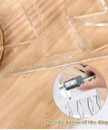 Straight Up Durable Router Clip Butterfly Inlay Template With Thick Clear Acrylic Guide For Woodworking Decor And Diy Crafts No Sweat Cutting Fixture Seven Inch Size For Pro Shop Results showing template sizes on wood surface.