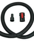 Tug-A-Long Vacuum Hose Kit With 7 Foot Flexible Hose 1-7/8 Inch Diameter Includes 1-1/4 Inch Adapter And Two Connectors