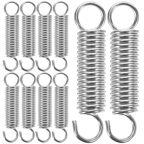 Extended Tension Springs 10 Pack Stainless Steel Small Compression Springs For Gates And Doors Universal Fit Heavy Duty Kit