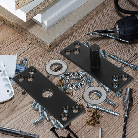 Hidden Door Hinge Beefy Heavy Duty Stainless Steel With 360 Degree Rotation Concealed Pivot And Invisible Swinging Door Hardware