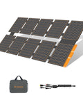 Ultra Portable 100W Solar Panel Foldable To Laptop Size, 4.1 Lbs Lightweight, 24 Percent High Efficiency, IP67 Waterproof