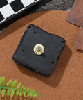 Battery Powered Quartz Clock Movement For Frameless 3D Wall Clocks Replacement Mechanism on cork mat