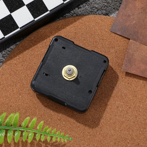 Battery Powered Quartz Clock Movement For Frameless 3D Wall Clocks Replacement Mechanism on cork mat