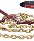 Heavy-Duty Grade 70 Transport Chain And Binder Kit With Four Three-Eighths Inch By Twenty-Foot Chains And Four Lever-Style Binders