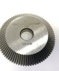 Milling Cutter 0010B Heavy Duty HSS End Mill For WenXing Machines 233A 233B 100B 232 217 100A Series 80 Teeth 60x7.3x12.7mm