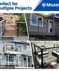 Modular Cable Railing Kit For Deck Surface Mount 42 Inch Height With Pre Cut Sections on deck, porch, balcony, and loft settings.