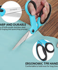 Sewing Scissors Bundle Set For Quick Cuts And Precise Sewing, large fabric scissors with knife grade stainless steel blades
