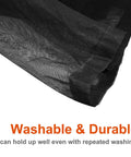 Close-up of durable washable PVC-coated polyester used in All Season Outdoor AC Unit Cover For Outdoor Condenser Protects Against Leaves Debris