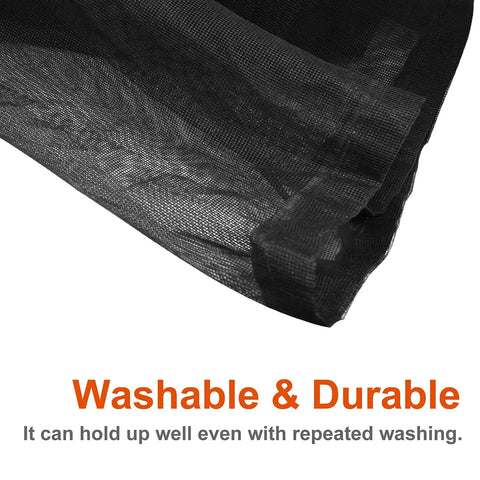 Close-up of durable washable PVC-coated polyester used in All Season Outdoor AC Unit Cover For Outdoor Condenser Protects Against Leaves Debris