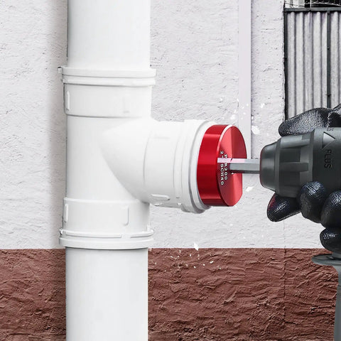 2 Inch Drill Mount Pipe Reamer Tool For Quick PVC And ABS Cleanup Knocks Out Stubborn Solvent Cement And Rough Burrs Fast Tough Aluminum Alloy Body Smashes Through Drain And Vent Line Jobs No Sweat At All