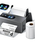 Slick Bluetooth Thermal Label Printer With Intuitive Touchscreen For Quick 4x6 Shipping Labels And Smooth Inventory Workflow compact printer with label roll.