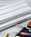 Eight Piece Self Adhering Pipe Insulation Foam Tubes With Aluminum Foil Wrap For Outdoor Water Lines Weatherproof Freeze Protection