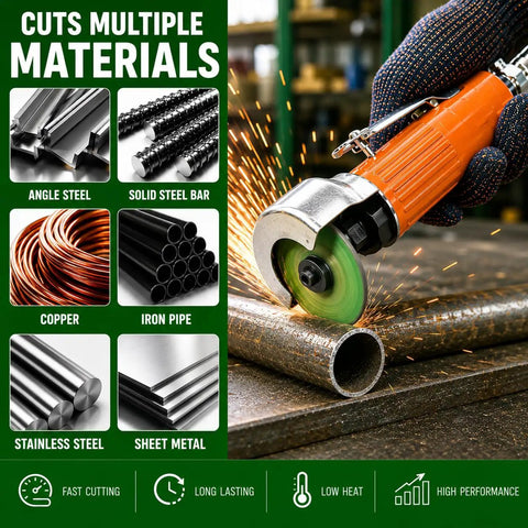 Heavy Duty 20 Pack Of 3 Inch Cut Off Grinding Wheels With Thin 1/32 Inch Profile And 3/8 Inch Arbor cutting steel and stainless materials.