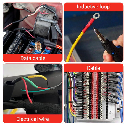 127 Piece Heat Shrink Tubing Kit For Electrical Connections And Cable Repair, DIY Friendly All In One Heating Pipe Sleeve Set For Charging Cables, Data Cables, Wires And Industrial Use, showing cables and wiring configurations.