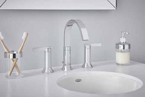 Orbit Undercounter Bathroom Sink in White Vitreous China With Front Overflow Undercounter Mount And Mounting Kit And Cutout Template