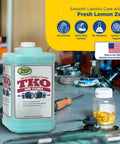 Heavy Duty Industrial Hand Cleaner With Pumice And Lanolin Real Deal Strength Against Grease And Grime Refill Only Without Pump Case Of Four One Gallon Bottles That Clean Hands Like A Charm on a workshop table.