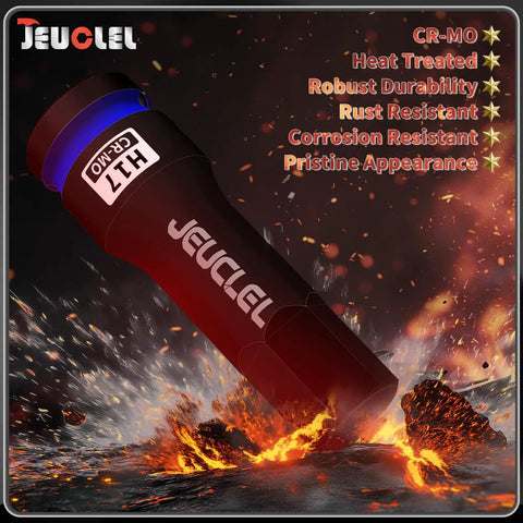 17mm Hex Impact Socket For Half Inch Drive Tough CrMo Steel Lengthened Hex Bit Adapter For Electric Ratchet Wrenches