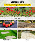 Image showing versatile uses of 6x300 Ft Premium Weed Barrier Landscape Fabric Heavy Duty 2.4 Oz for flower beds and driveways.