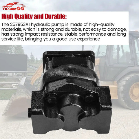 Hella Smooth Hydraulic Pump Quick Swap Fit For Case Backhoe 580L 580M 570MXT 570LXT And New Holland LV80 U80 Replaces 257953A1 47362917 Built Tough For Daily Rig Grind