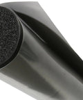 Built Tough Silver Pvc Clad Aluminum Insulation Tubes Featuring Dense Closed Cell Elastomeric Foam Core And Uv Resistant Protective Jacket For Smooth Sailing Diy Hvac Upgrades Pack Fifty Four close-up of foam core with shiny PVC exterior