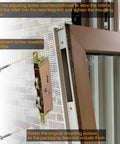 Tandem Replacement Sliding Patio Door Rollers Kit With 1-1/4 Inch Steel Ball Bearing Wheels being installed on a door frame