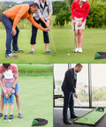 Auto Returning Golf Putting Training Aid For Indoor And Outdoor Practice with Durable Plastic Build and Easy Setup