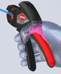 Insulation Strippers For Wires Compact Automatic Cable Stripping Tool That Adjusts To 0.2 To 6 Mm2 Cables held in hand