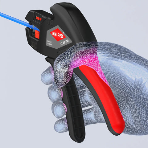 Insulation Strippers For Wires Compact Automatic Cable Stripping Tool That Adjusts To 0.2 To 6 Mm2 Cables held in hand