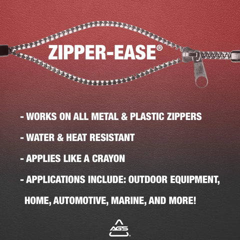 Zipper Lubricant Wax Stick For Metal, Plastic And Nylon Zippers, No More Tugging With A Quick Fix For Stuck Or Stiff Zippers