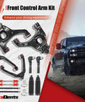 12Pc Front End Suspension Kit With Upper And Lower Control Arms And Polyurethane Bushings For 1999 2006 Chevy Silverado 1500 And GMC Sierra 1500 RWD Upgrade To A Firmer, Smoother Ride.