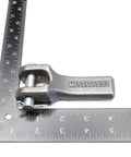 Weld-On 3/8 Inch Safety Chain Retainer For Truck Trailer Hitch Pack Of 2 Built Tough From Forged Steel With MBS 25000LBS Includes Zinc Plated Clevis Pin And Cotter For A Secure Weld On Install, forged steel retainer with zinc pin