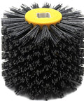 Heavy Duty Pro Grade Abrasive Wire Drawing Wheel Drum Burnishing Polishing Brush For Woodworking Furniture And Floor Refinishing 120x100mm 180 Grit 1 Pack Ideal For DIY Pros