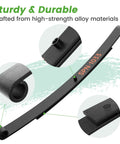 Heavy Duty Tapered Rear Leaf Springs Kit 2 Leaf for EZGO RXV 2008 2013 With Bushings U Bolts Nuts Sleeves OEM 603498 604494